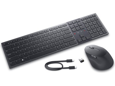 Dell Premier Collaboration Wireless Keyboard and Optical Mouse Combo, Graphite (KM900-GR-US)