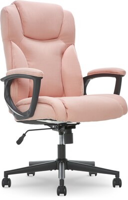 Serta Hannah II Fabric Executive Chair, Pink (43672G)