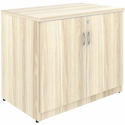 Lorell Essentials Series 29.5 Storage Cabinet With 2-Doors, Modern Elm (LLR66333)