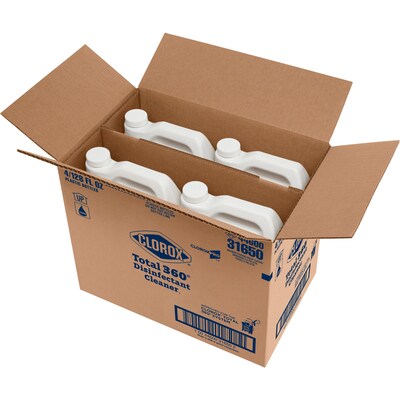 CloroxPro Clorox Total 360 Disinfectant Cleaner, 128 oz., 4/Carton (31650)