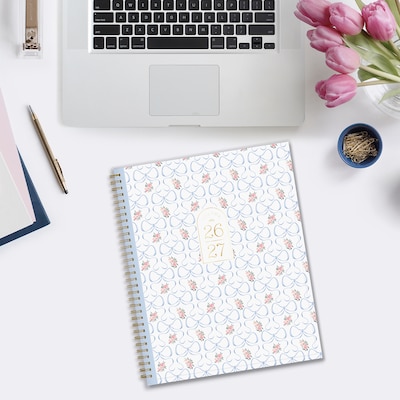 2026-2027 Blue Sky Elenora 8" x 11" Academic Year Weekly & Monthly Planner, Plastic Cover (157564)