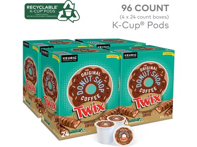 The Original Donut Shop Twix Coffee Keurig K-Cup Pods, Light Roast, 96/Box (5000368824CT)