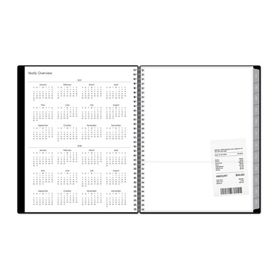 2027 Blue Sky Enterprise 8.5" x 11" Calendar Year Weekly & Monthly Planner, Plastic Cover (111289-27)