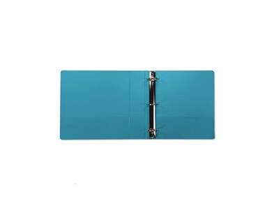 Samsill Earths Choice 2 3-Ring Fashion View Binder, Turquoise, 2/Pack (SAMU86677)