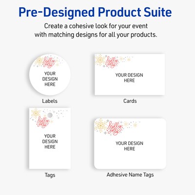 Avery Rectangle Multipurpose Labels, 1" x 2-5/8", White, 160/Pack (19479370426)
