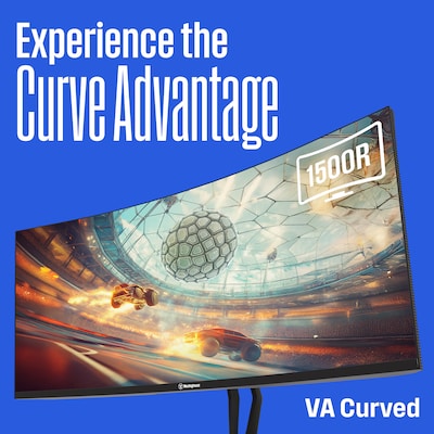Westinghouse BX6230 34" Curved 180 Hz LED Gaming Monitor, Black (WC34BX6230)