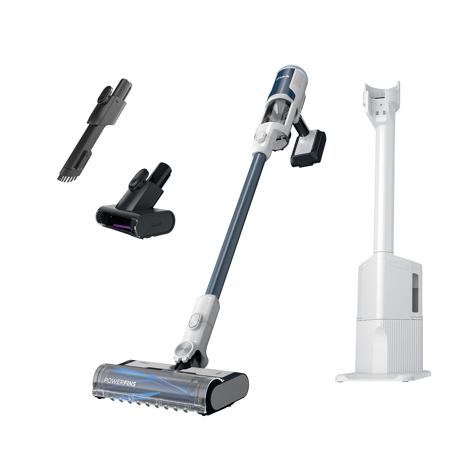 Shark Clean & Empty Cordless Stick Vacuum, Bagless, White (BU3523)