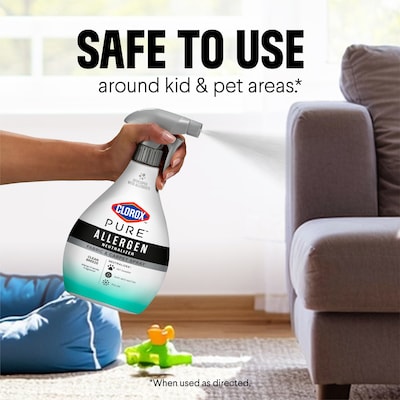 Clorox PURE Allergen Neutralizer Fabric & Carpet Spray, Clean Breeze Scent, 26 oz. (60718)