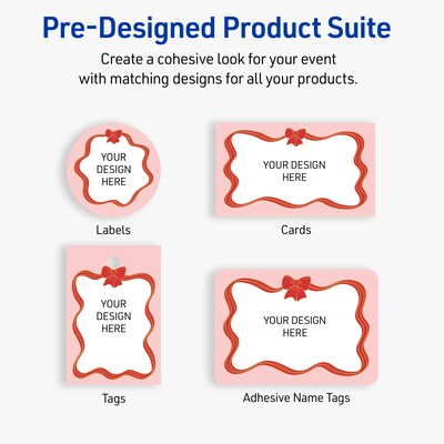 Avery Rectangle Multipurpose Labels, 2" x 3", White, 80/Pack (19479370564)