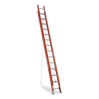 Werner 28 Fiberglass Extension Ladder, 300 lbs. Capacity (D6228-2)