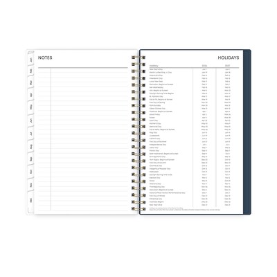 2026 Blue Sky Ashlyn 5" x 8" Calendar Year Weekly & Monthly Planner, Plastic Cover, Multicolored (143958-26)