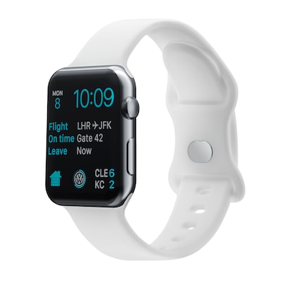 LAX Silicone Band for Apple Watch, White