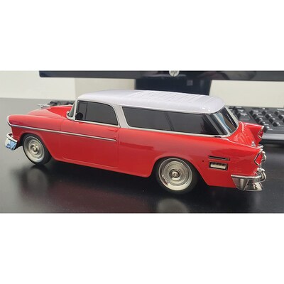 Audiobox Retro Ride Wireless Bluetooth 1955 Replica Car Speaker, Red (TRK-5500BYRD)