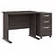 Bush Business Furniture Studio A 36W Small Computer Desk with 3 Drawer Mobile File Cabinet, Storm G