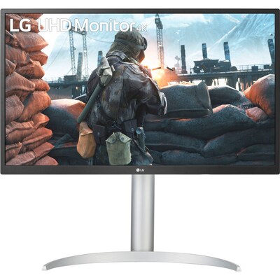 LG 27 4K Ultra HD 60 Hz LCD Monitor, Black/White (27BP55U-B)