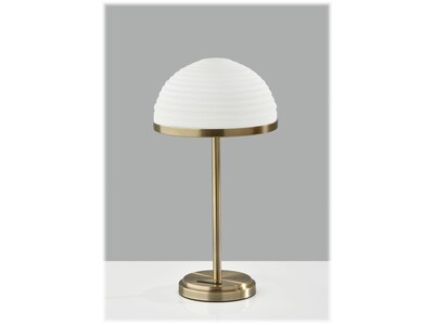 Adesso Juliana LED Table Lamp, Antique Brass (5187-21)