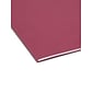 Smead File Folders, 1/3-Cut Tab, Letter Size, Maroon, 100/Box (13093)