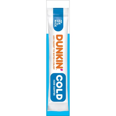 Dunkin' Cold Powdered Instant Coffee Packets, 0.17 oz., 6/Box (8133401632)