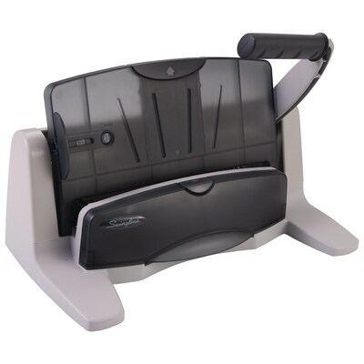 Swingline® LightTouch® Heavy Duty 2-7 Hole Punch, 40 Sheet Capacity, Gray (A7074357)