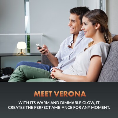 Newhouse Lighting Verona Cordless and Rechargeable Table Lamp, Brass (NHTL-VE-BRS)