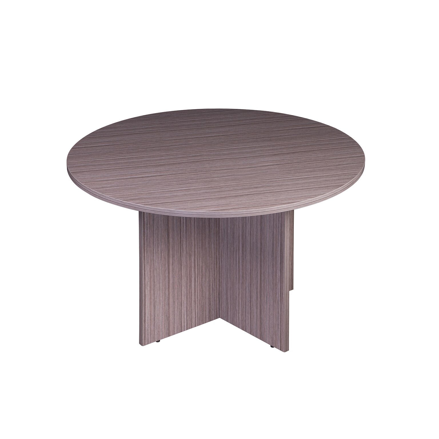 Boss Office Products 42 Round Conference Table, Driftwood (N127-DW)