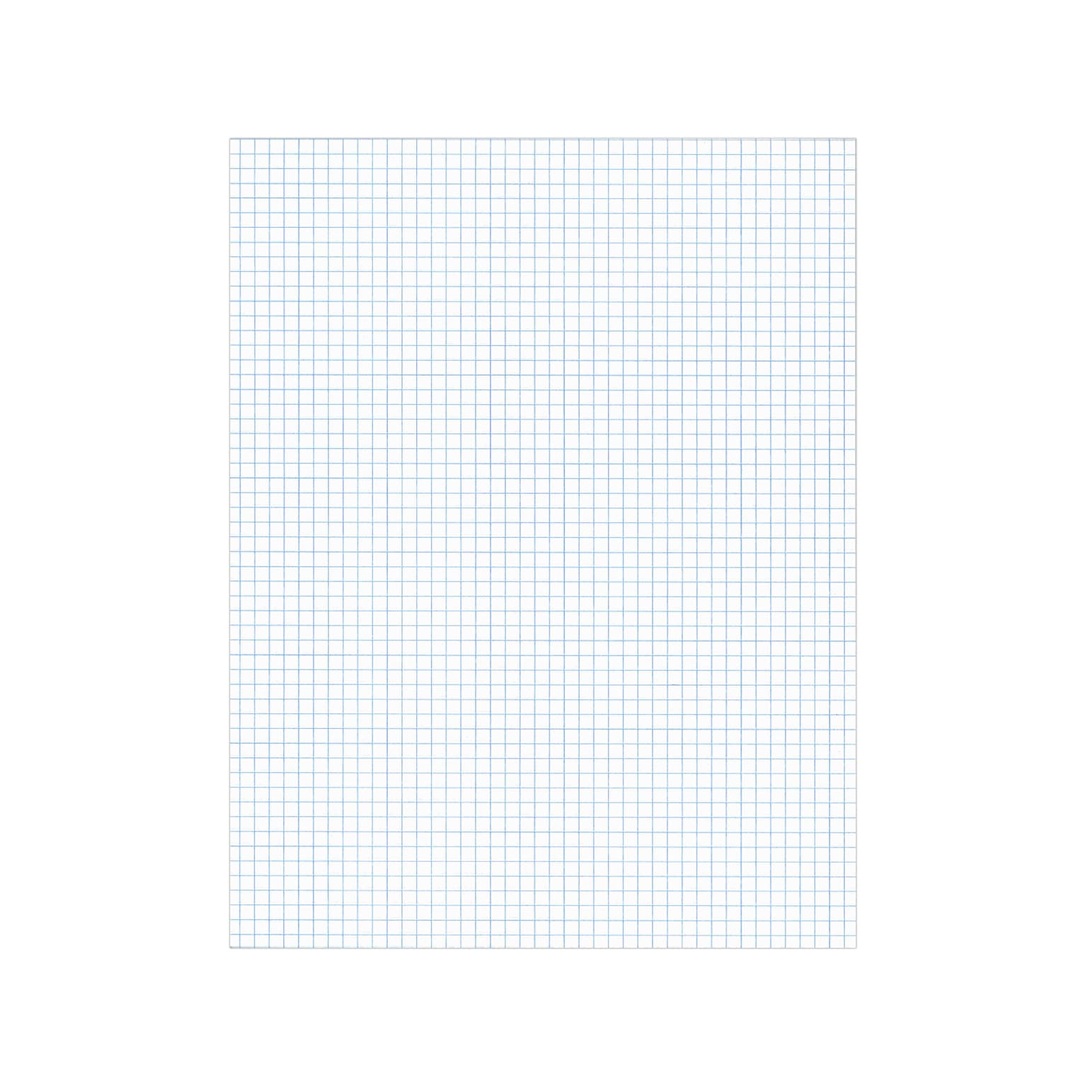 Roaring Spring Paper Products Graph Pad, 8.5 x 11, Graph Ruled, White, 50 Sheets/Pad, 72 Pads/Carton (95161CS)