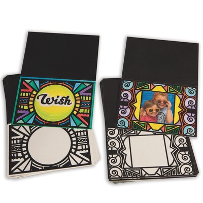 S&S Velvet Art Greeting Cards, 24/Pack (PS1464)