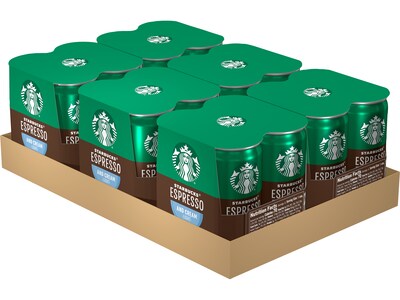 Starbucks Doubleshot Espresso & Cream Light Cold Brew Coffee, 6.5 fl. oz., 24/Carton (17544)