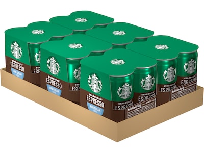 Starbucks Doubleshot Espresso & Cream Light Cold Brew Coffee, 6.5 fl. oz., 24/Carton (17544)