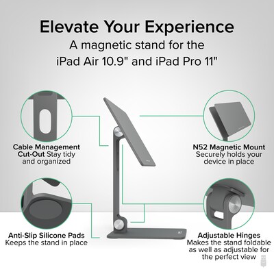 Plugable Magnetic Tablet Holder for iPad Air and iPad Pro 11" (AMS-STAND11)