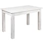 Flash Furniture HERCULES Series 46" Farm Dining Table, Rustic White (XAF46X30WH)