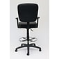 Boss Office Products Bariatric Oversized Faux Leather Drafting Stool, Black (B1681-BK)