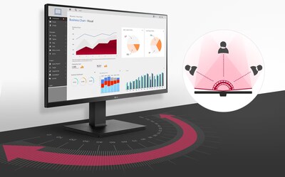 LG 24" FHD IPS 60Hz Monitor, Height Adjustable, Black (24BP450Y-I)