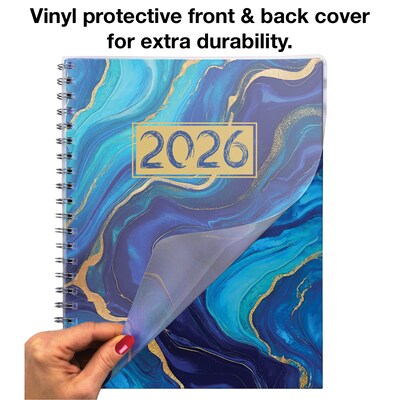 2026 Global Printed Products 5-Cover 8.5" x 11" Calendar Year Monthly Standard Planner, Paperboard Cover (NRY26-8511M-F)
