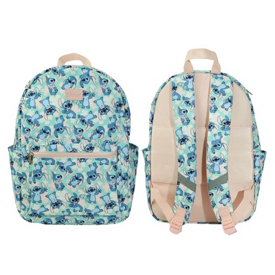 Bioworld Kids Stitch Laptop Backpack, Large, Blue/White (BPA879XDSCPP00)