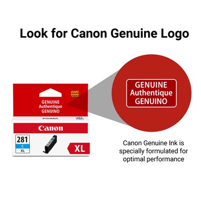 Canon CLI-281 XL Cyan High Yield Ink Cartridge (2034C001)