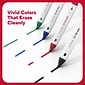 TRU RED™ Tank Dry Erase Markers, Twin Tip, Assorted, 4/Pack (TR61439/TR57838)