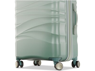 American Tourister Cascade 26.75" Hardside Suitcase, 4-Wheeled Spinner, Sage Green (143245-2017)
