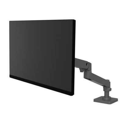 Ergotron LX Pro Adjustable Desk Mount Monitor Arm, Up to 34, Dark Gray (45-682-293)