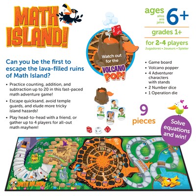 Learning Resources Math Island! Addition and Subtraction Game (LER5025)