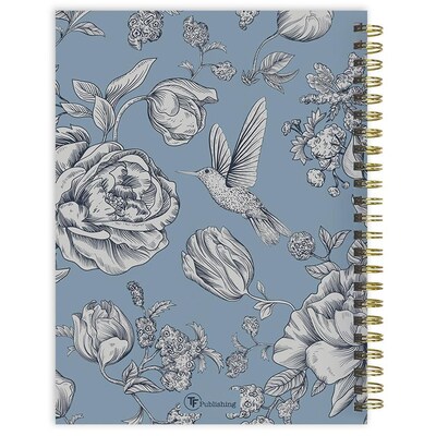 2027 TF Publishing Fleur de Lis 6.5" x 8"  Weekly & Monthly Standard Planner, Paperboard Cover, Multicolored (27-9220)