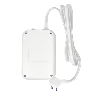 RAYOVAC 4-Outlet 4-USB Port Surge Protector Power Strip with Braided Cord & Flat Plug, 5-ft., 540 Joules, White (SS-P319)