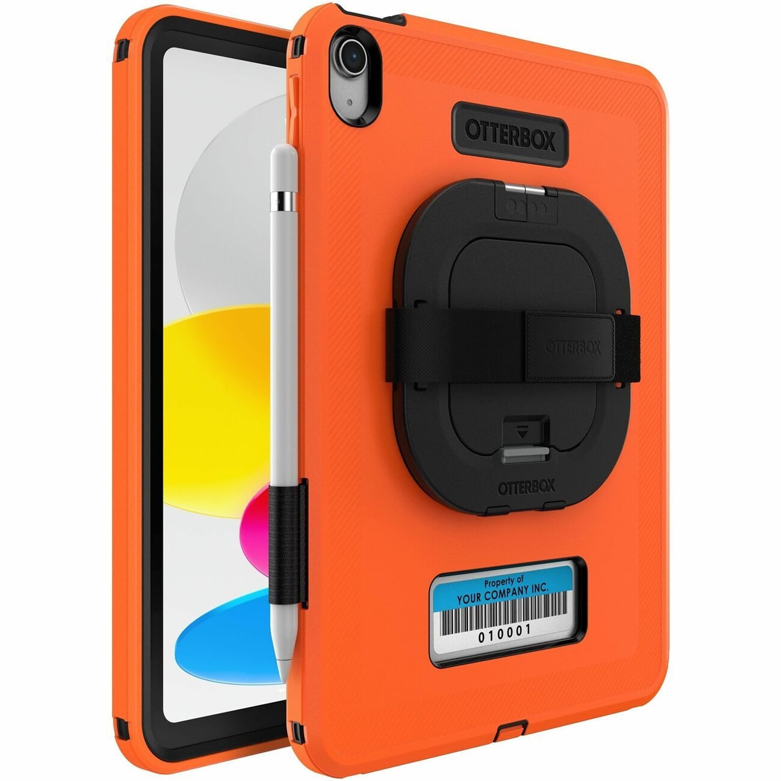 OtterBox Defender Polycarbonate/Silicone 10.9 Rugged Carrying Case for iPad 10th Generation, Orange (77-96988)
