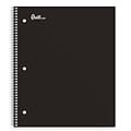 Quill Brand® Premium 5-Subject Notebook, 8.5 x 11, College Ruled, 200 Sheets, Black (TR58317)