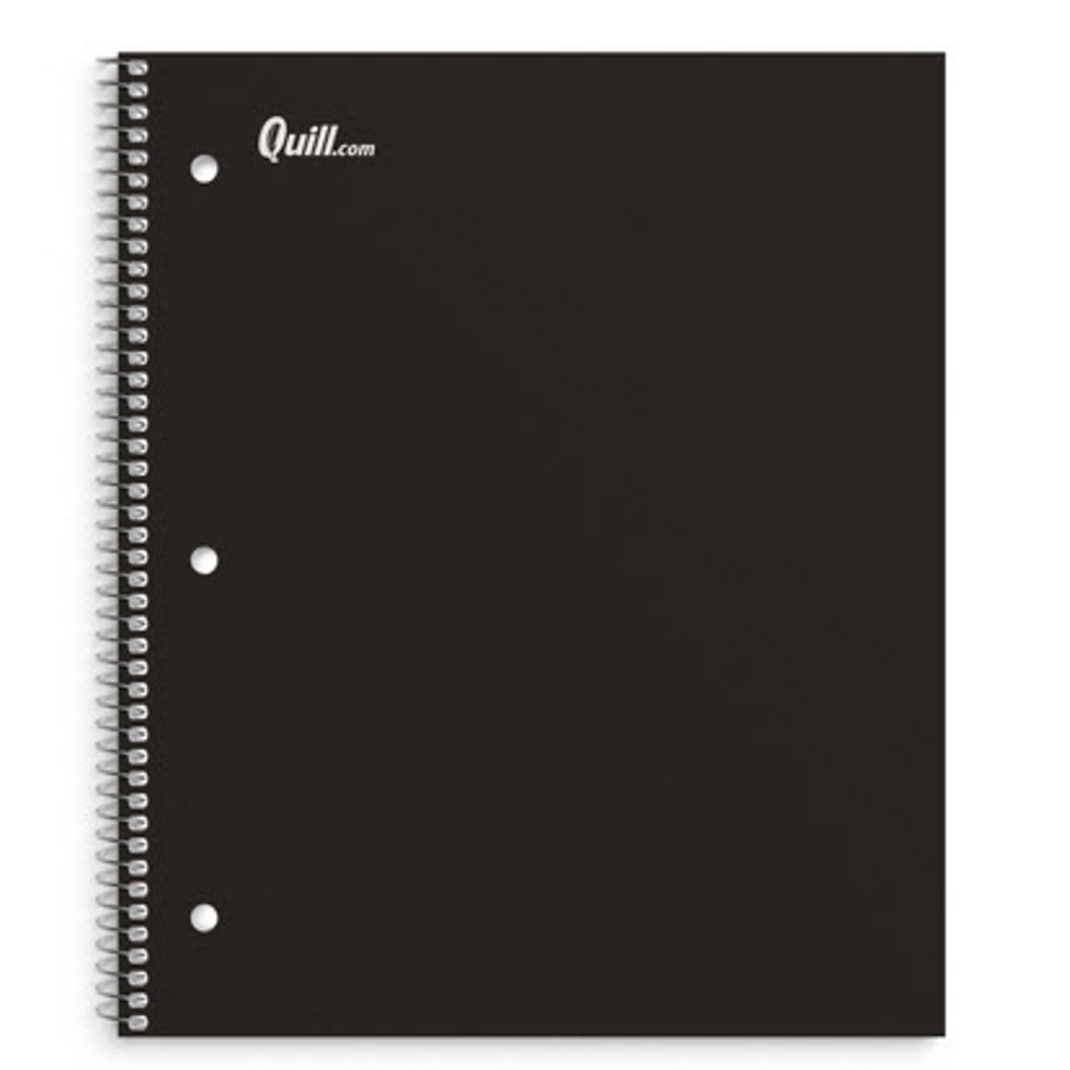 Quill Brand® Premium 5-Subject Notebook, 8.5 x 11, College Ruled, 200 Sheets, Black (TR58317)