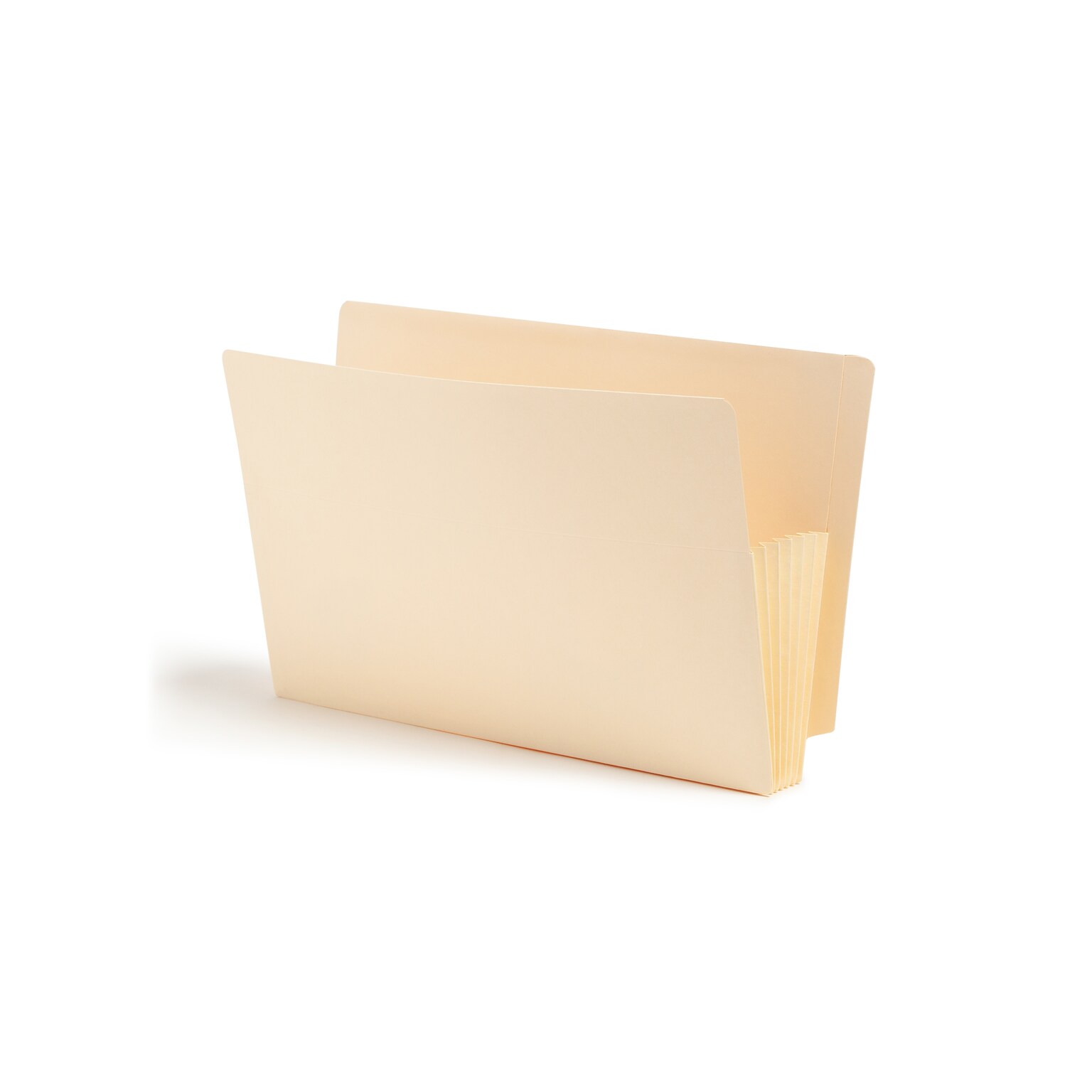 Smead Recycled Reinforced File Pocket, 5 Expansion, Legal Size, Manila, 10/Box (76174)
