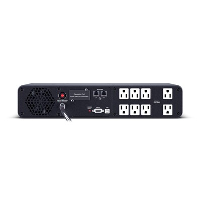 Cyberpower PFC Sinewave 1500VA 2U UPS, 8 Outlet, Black (CP1500PFCRM2U)