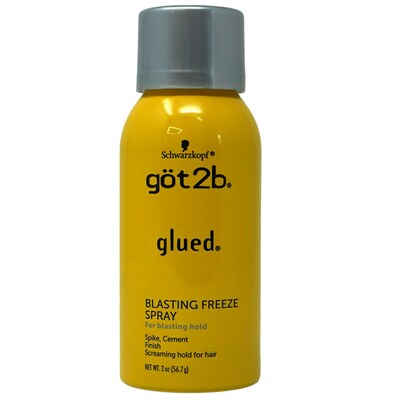 got2b Glued Blasting Freeze Hair Spray, 2 oz Bottle, 9 Bottles/Dispensit Box, 12 Dispensit Boxes/Car
