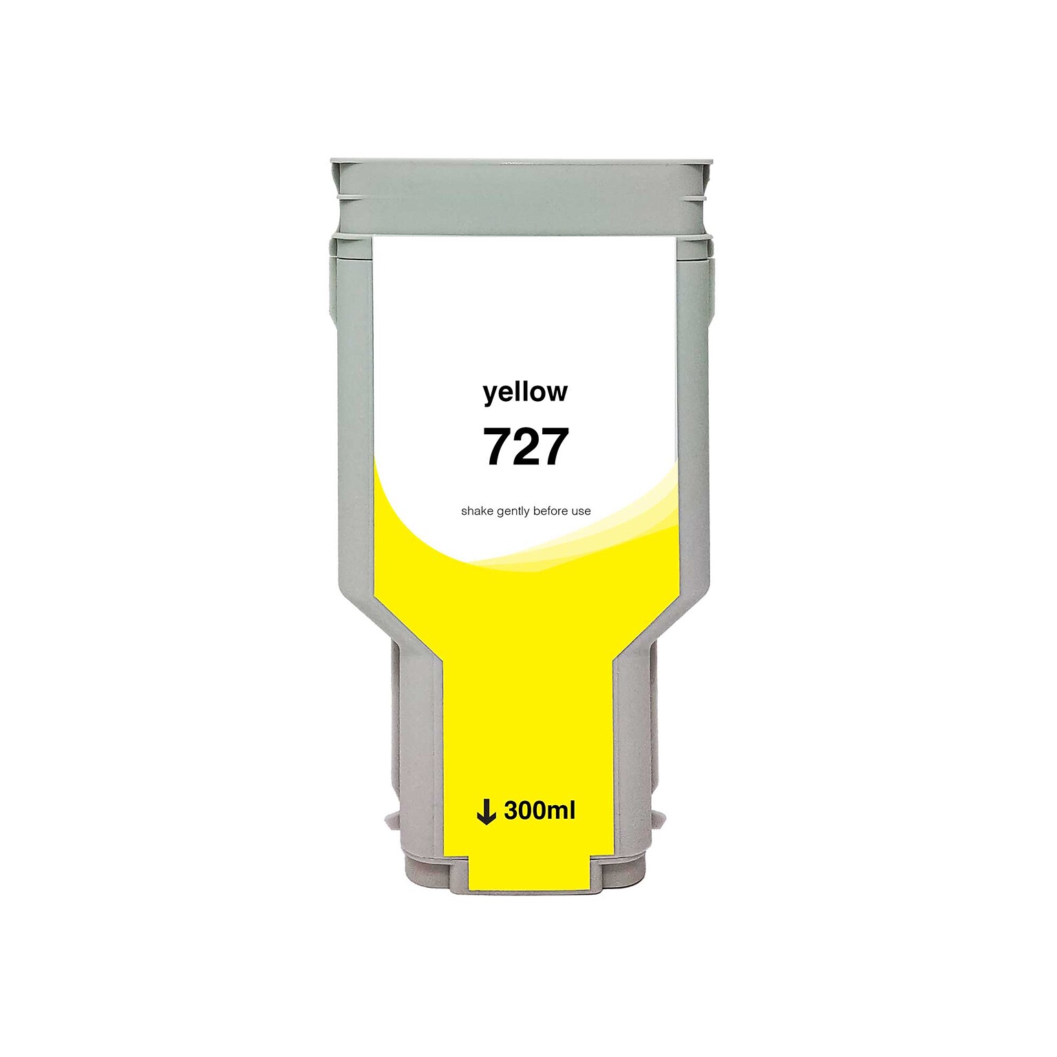Clover Imaging Group Compatible Yellow High Yield Wide Format Inkjet Cartridge Replacement for HP 727 (F9J78A)