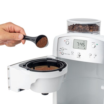 Capresso CoffeeTEAM GS 10-Cups Automatic Drip Coffee Maker, White (464.02)